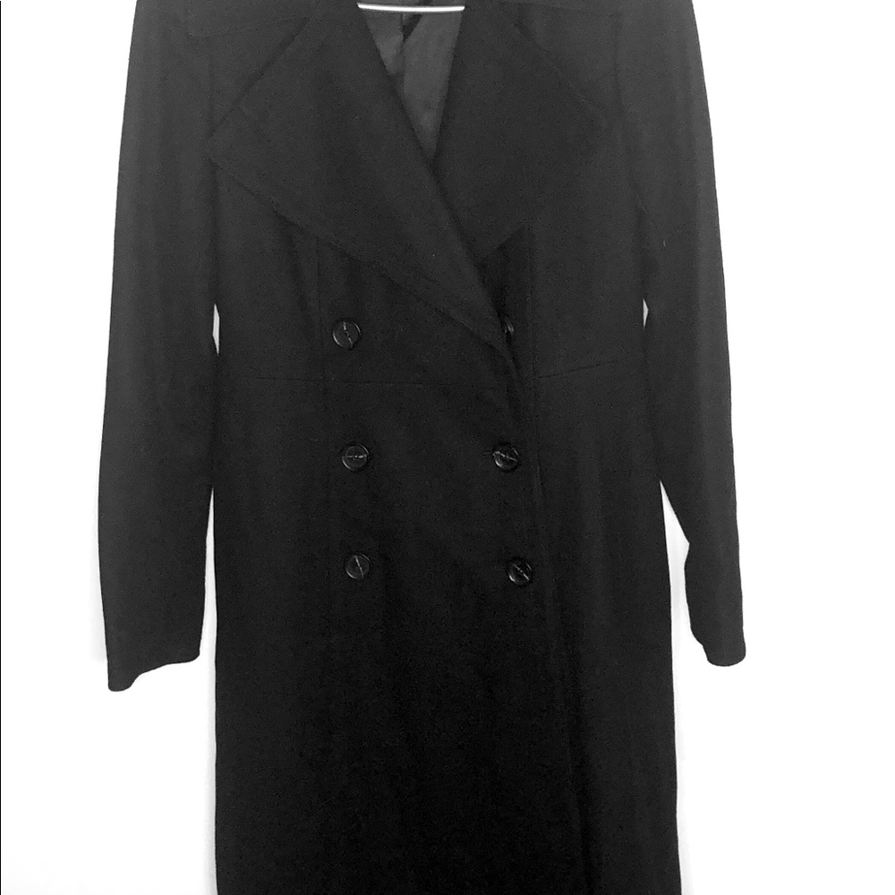 French Connection Long Black Coat